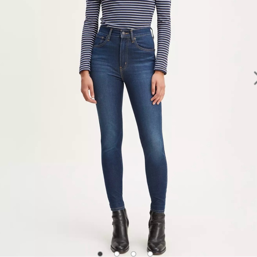 Levi's Women's High Rise Jeans - Dark Blue